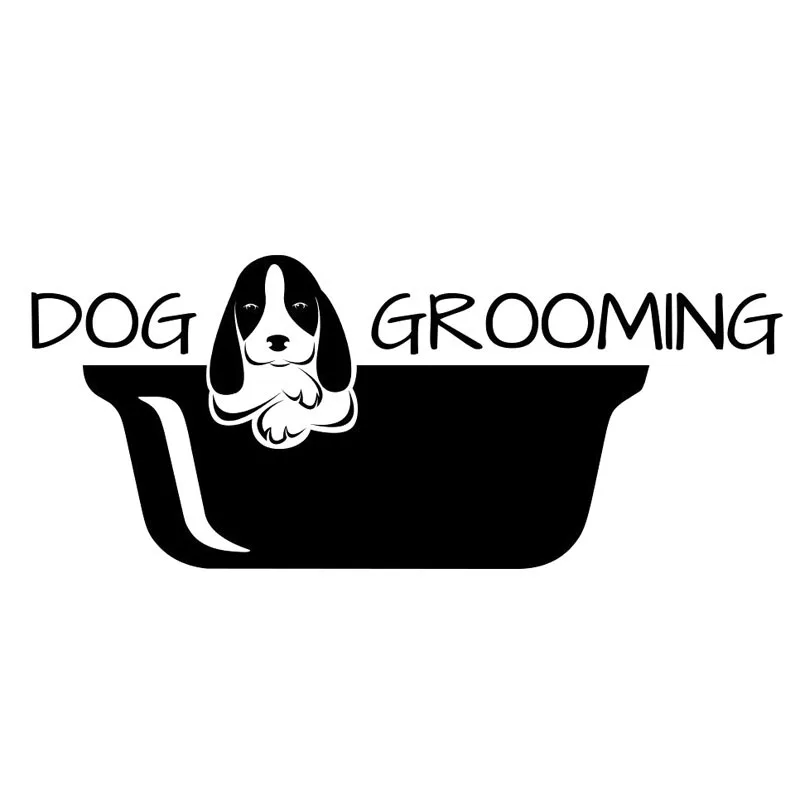 Dog grooming car decals Clearance