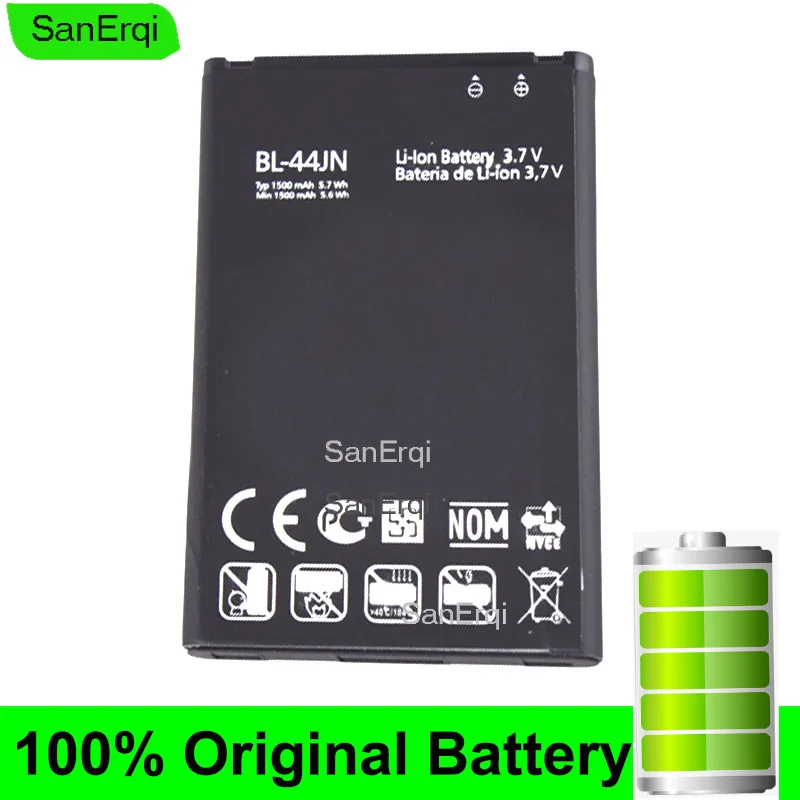 

for LG P970 E730 P690 P693 E510 C660 p698 c660 ms840 L5 E610 E730 E400 Battery BL-44JN BL 44JN BL44JN High Quality SanErqi