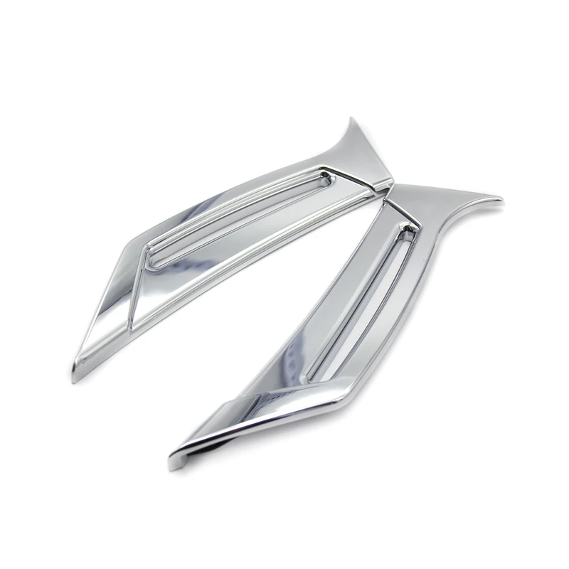 

Chrome Front Fairing Intake Vent Scoops For Honda Goldwing GL1800 2012-2017