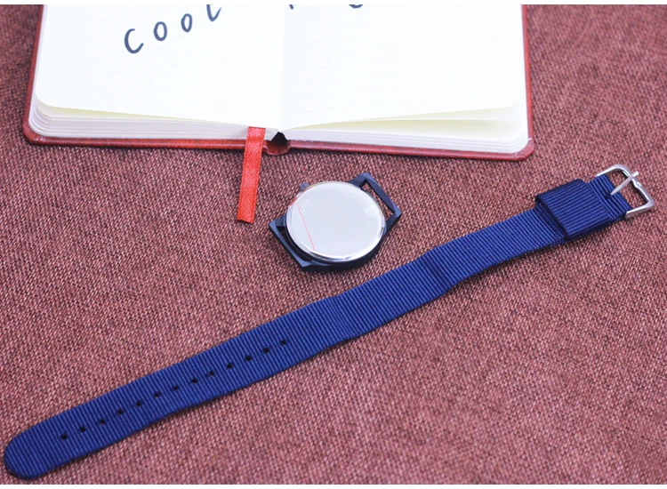 Студентам средней школы унисекс Platimum нейлоновая ткань часы спортивные тонкие для мальчиков и девочек холст кварцевые платье наручные часы для мальчиков и девочек