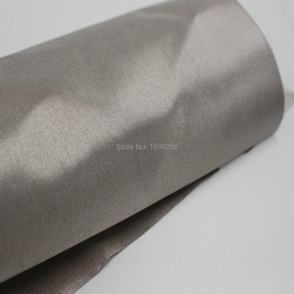Radiation proof fabric conductive cloth RFID shielding materials curtain light silver fiber wire