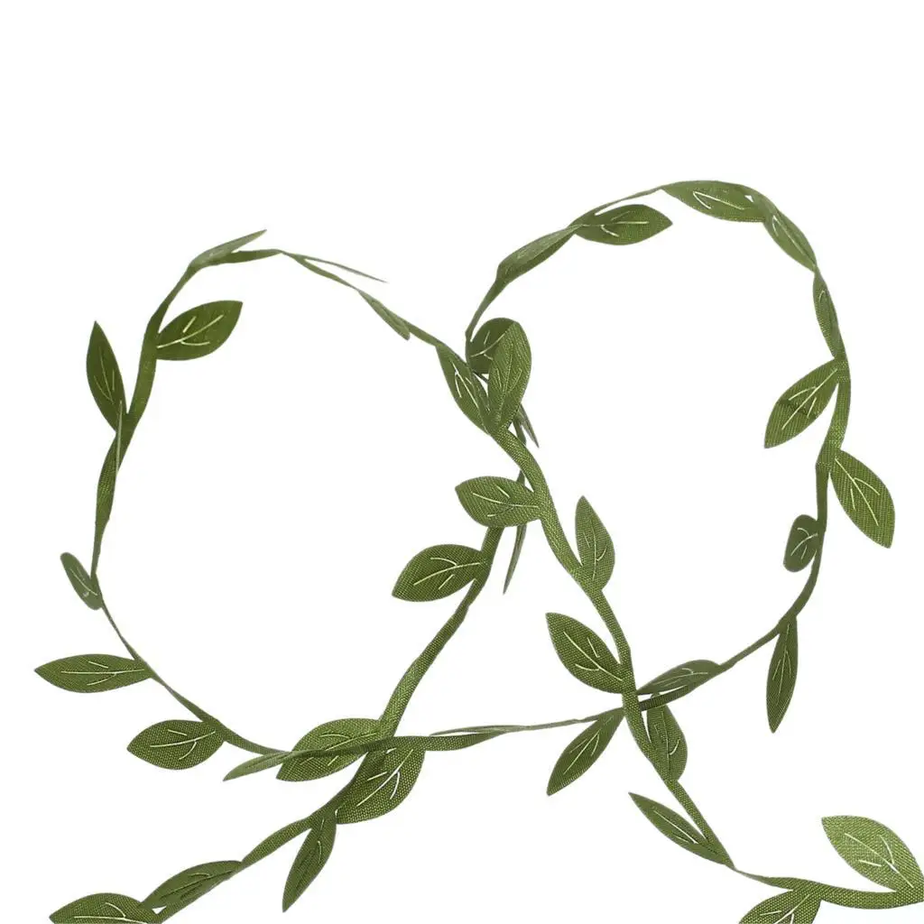 Fabric Leaf Silk Nature Green Artificial Leaf Leaves Vine Wedding