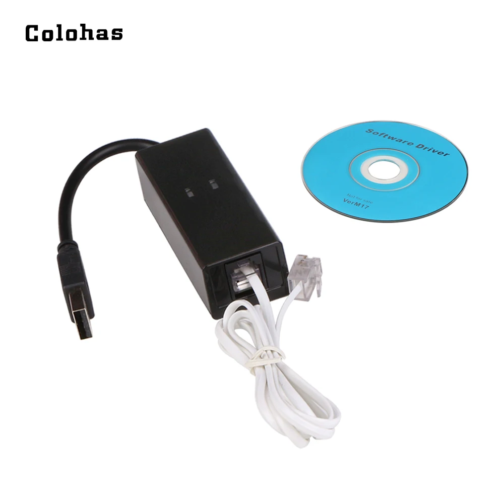 Usb 2 0 fax modem external 56k dial up voice data v 92 v 90 for windows