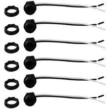 Mayitr 6 шт. E12 канделябры База розетки с кольцами с винтами " проволочные выводы 2A 125V Ламподержатель светильник гнездо для светильник Инж