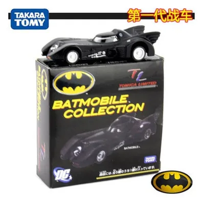 1: 64 металлический грузовик автомобиль Batman Batmobile Коллекция игрушки литой металл модель автомобиля подарок на день рождения для детей, носки для мальчиков - Цвет: 01 with box