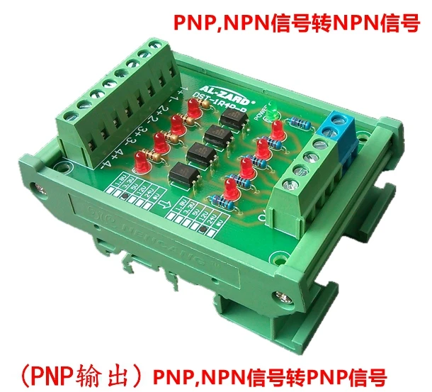 

PLC Electro Optic Coupling Isolation Module 4 Level Voltage Conversion PNPN Output P with Indicator Fixed Seat Source Pole