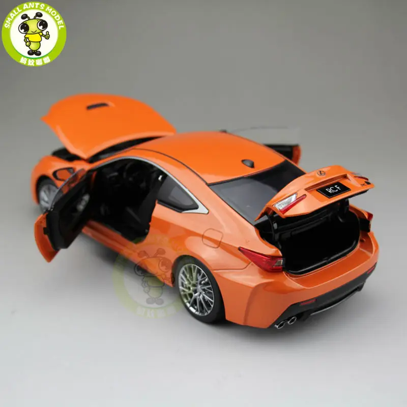 1/18 RC F RCF литая модель автомобиля игрушки детские подарки для мальчиков девочек коллекция хобби оранжевый