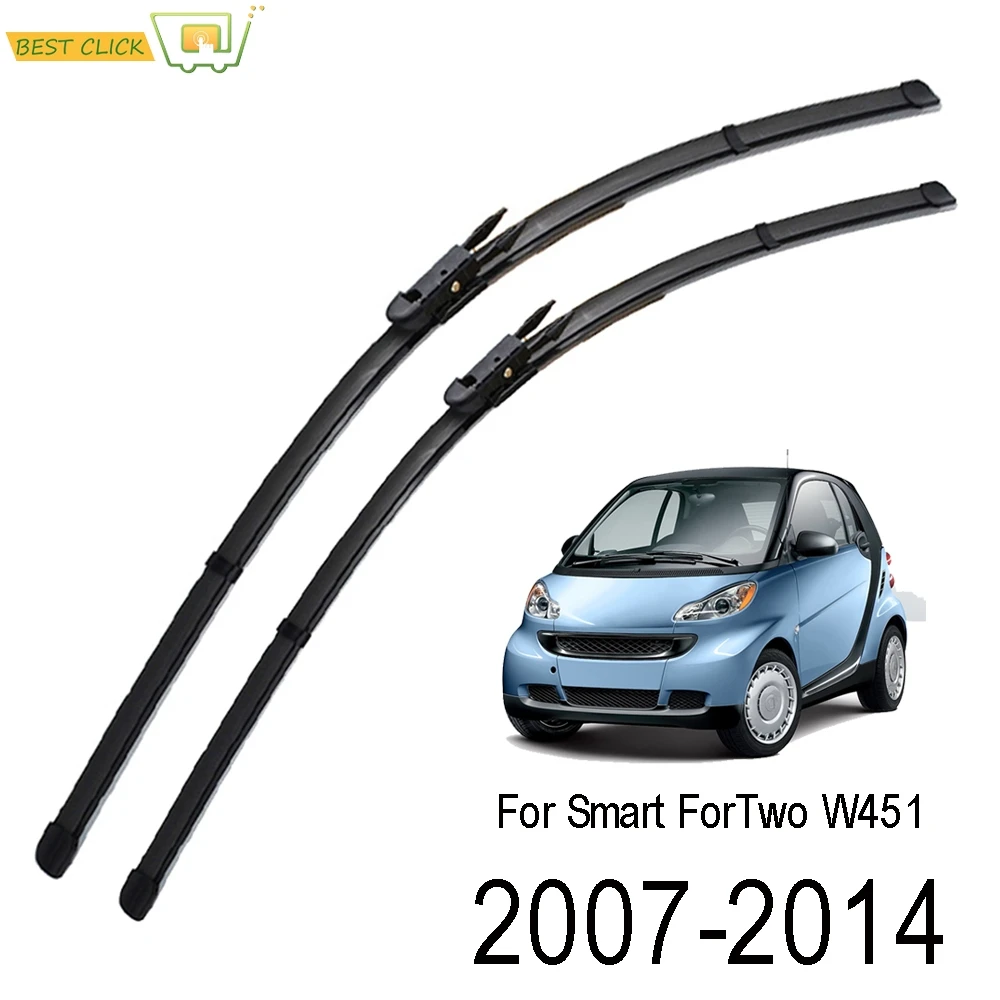 Misima Windshield Windscreen Wiper Blades For Smart ForTwo W451 2007 - 2014 Front Window Wiper 2008 2009 2010 2011 2012 2013