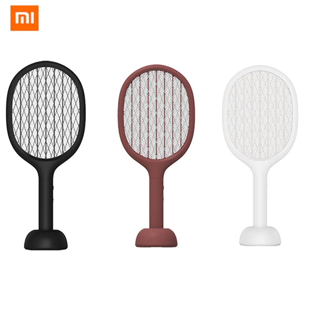 

HOT Xiaomi Solove P1 Electric Mosquito Swatter Insect Bug Fly Mosquito Dispeller UV Light Double Size Anti-electric Shock Net