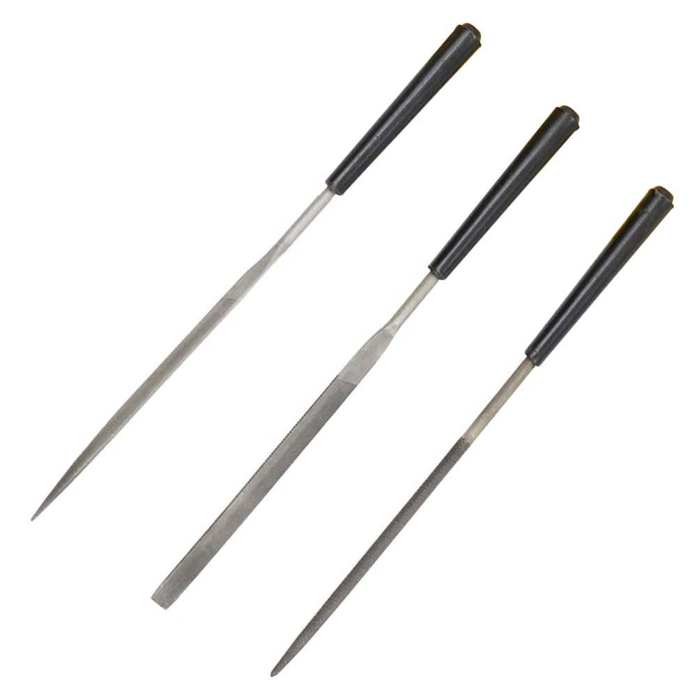 Round Flat Triangle Needle Files Set Hand Tool for Jeweler Diamond Wood Carving Metal Glass Stone Craft Tools