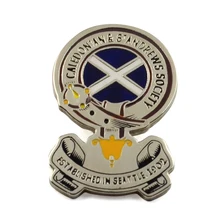 Пользовательские мягкая эмаль pin, никелированная, бабочка сцепления вложения сзади