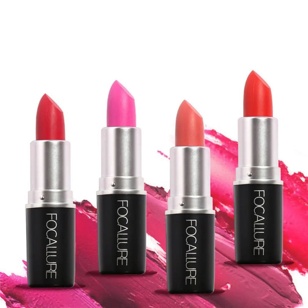 

Matte Bullet Head Lip Gloss Lipstick Long Lasting Sexy Women Fashionable Lip Makeup Lipstick Cosmetic Tools