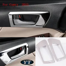Авто Дверь внутренняя чаша наклейка Интерьер Литье для Toyota Camry 2012-,4 шт./лот, автомобильные аксессуары