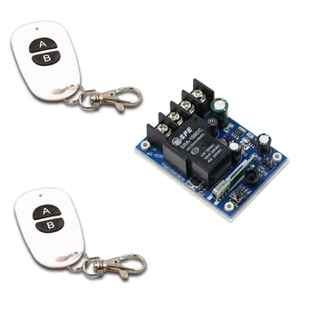 

New DC12V 24V 36V 48V 1CH 30A Remote Control Garage Door RF Wireless Remote Control Switch System 2X Transmitter + 1 X Receiver