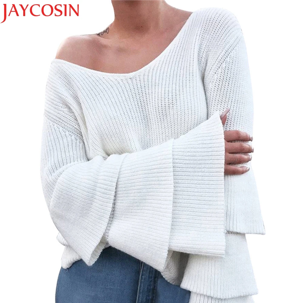 NEW Arrival Women Long Sleeve runway sweater Knitted Loose Sweater Jumper Tops Knitwear 5.7 |