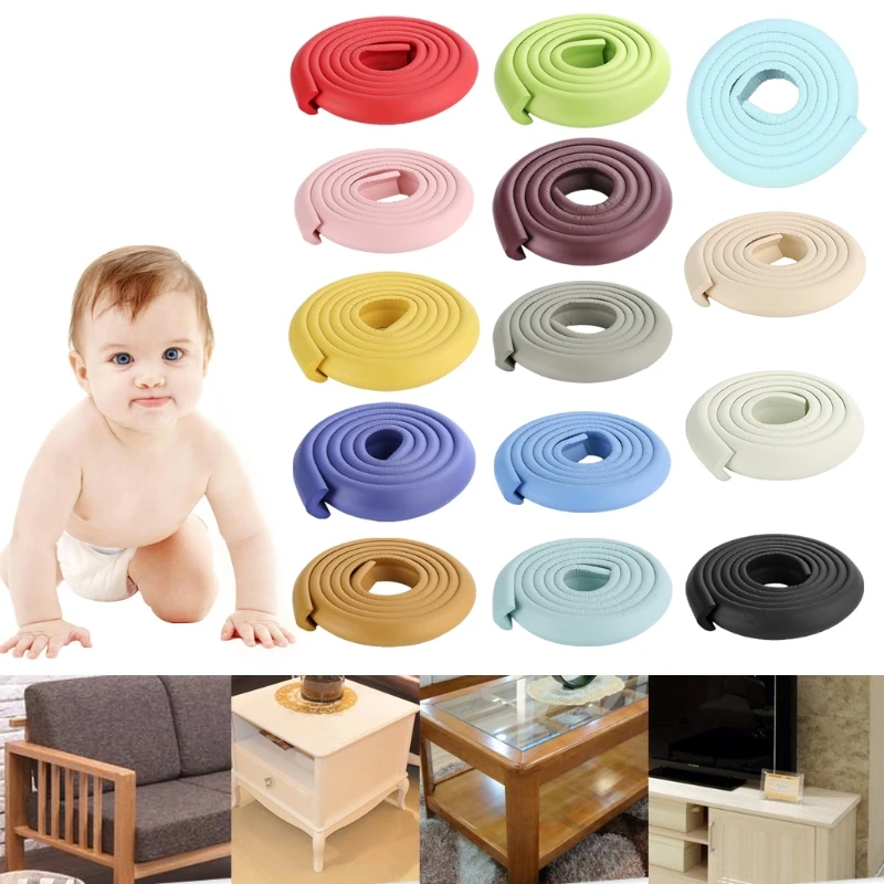 2m Baby Safety Corner Desk Guard Rubber Table Protection Kids L Shaped Soft Edge JUN19-AXY