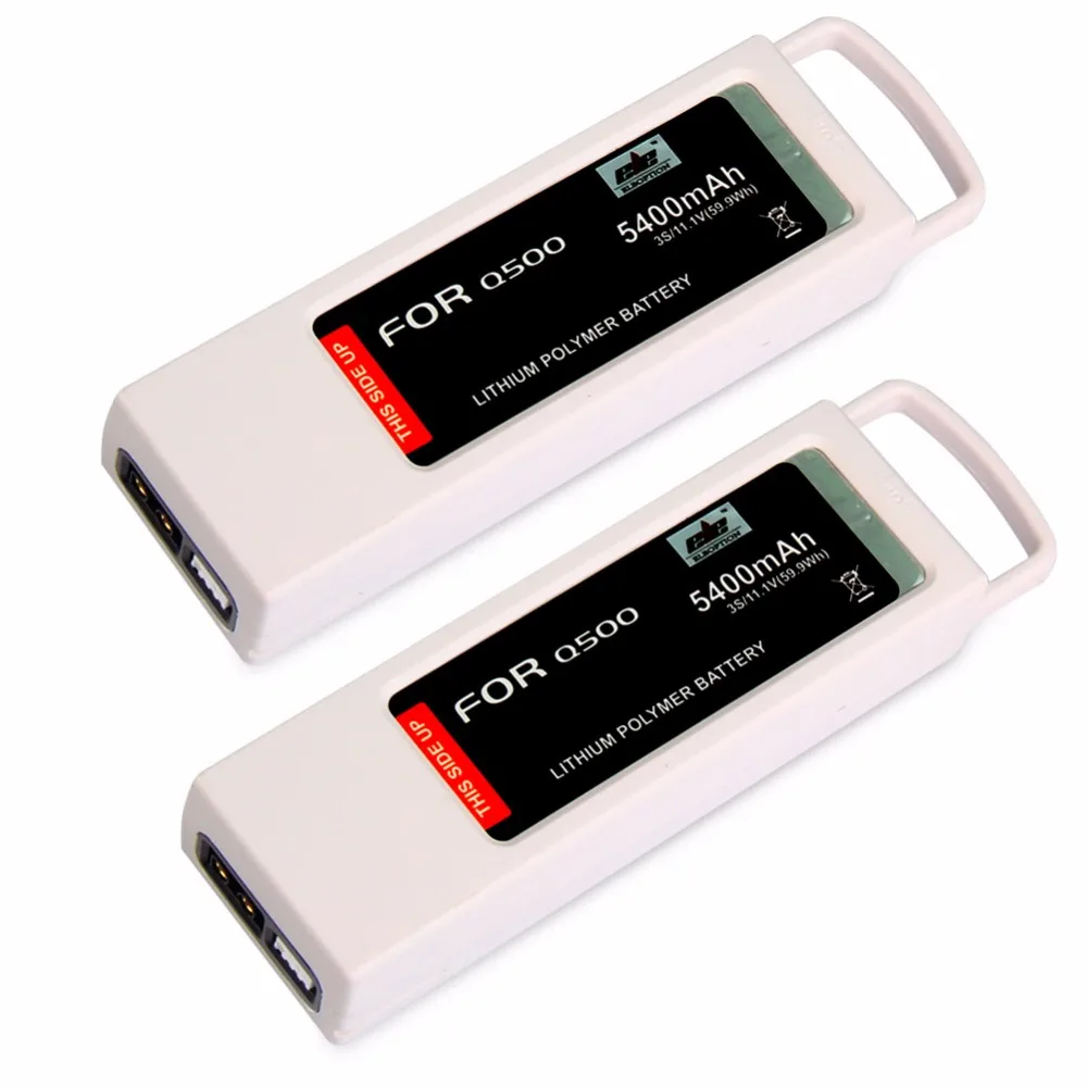 2X Высококачественный 5400mAh LiPo 4K 3S 11 1 V 3C аккумулятор для квадрокоптера Q500 + и Q500|battery
