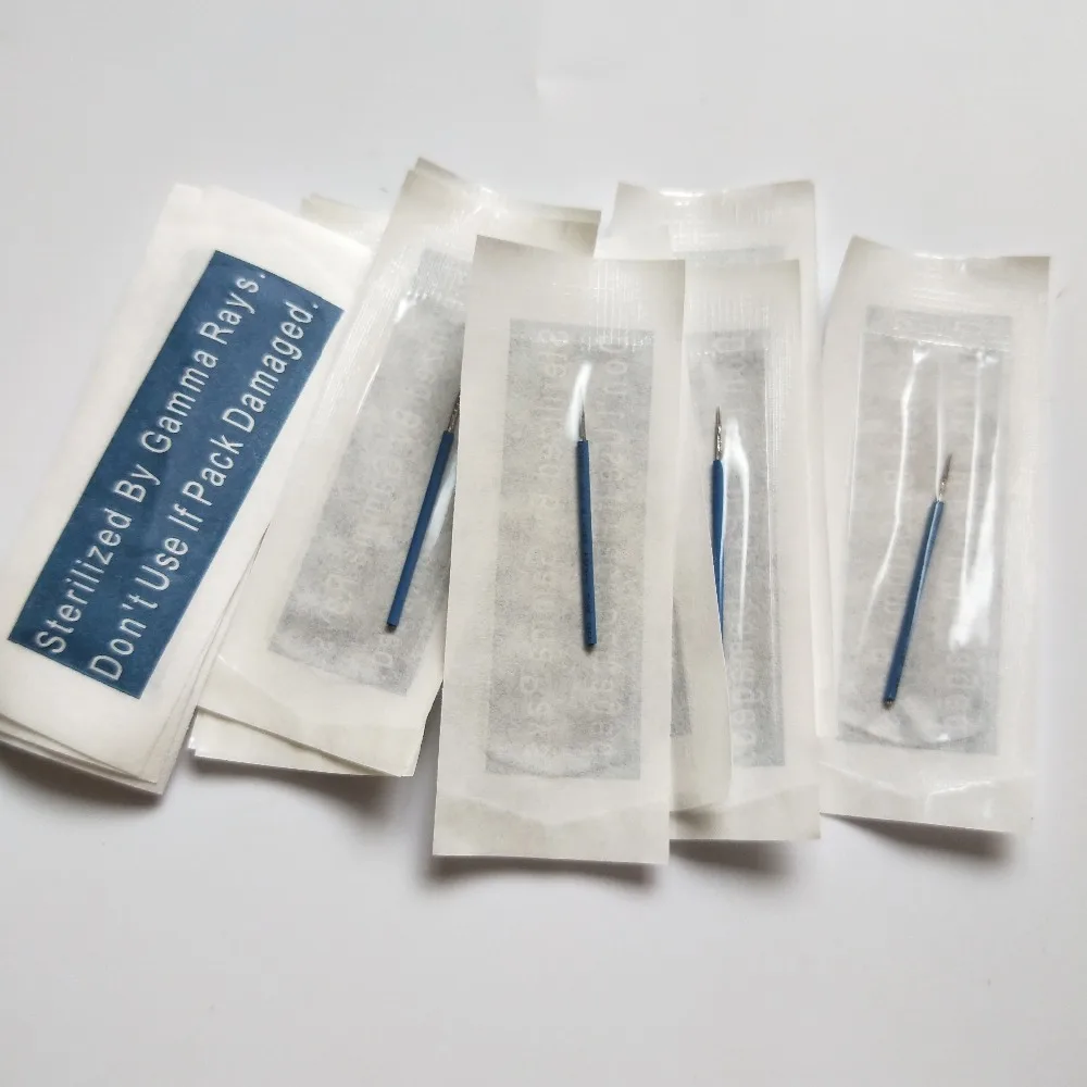 

50pcs 2R Merlin Tattoo Needles and 50pcs 2R needle Tips For Permanent Makeup Biotouch Merlin Tattoo Machine