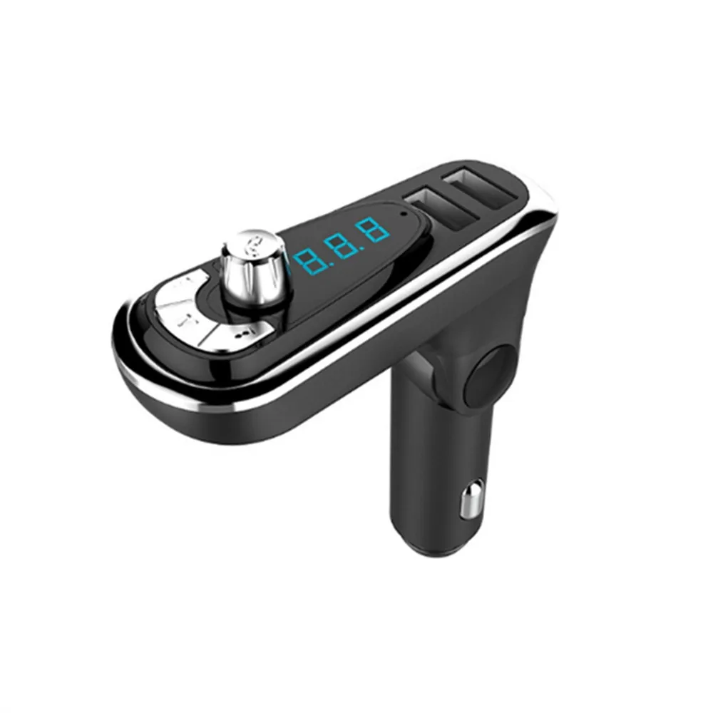 ABS беспроводной Bluetooth fm-передатчик Hands-free автомобильный комплект двойной USB Автомобильное зарядное устройство радио модулятор Аудио MP3 музыкальный плеер#20