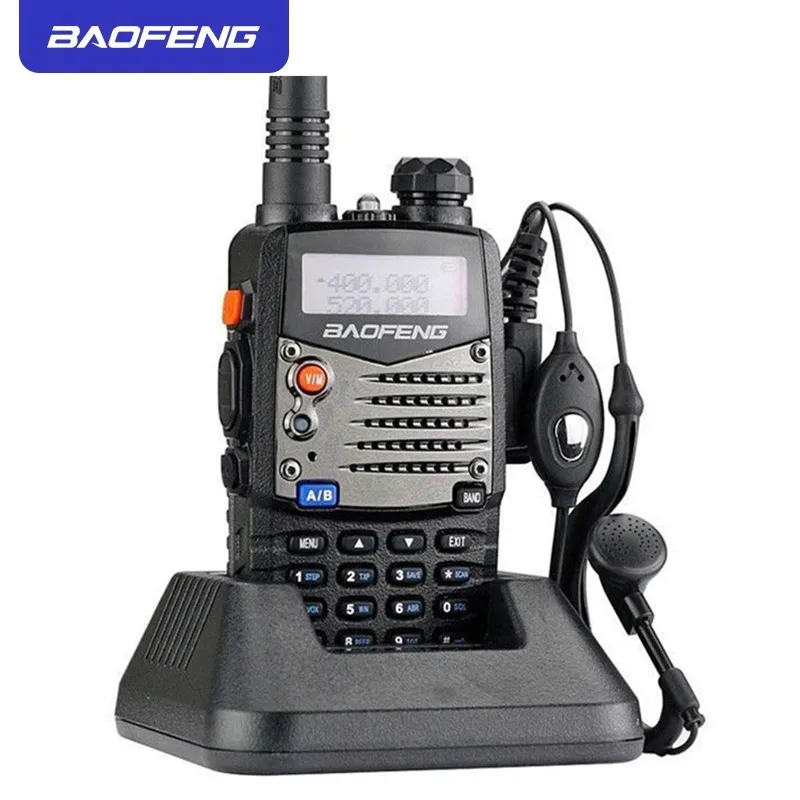 Модернизированная Baofeng UV-5RA рация Двухдиапазонная 136-174& 400-520MHz длинная радиосвязь Twao способ радио водонепроницаемый портативный Ham CB радио