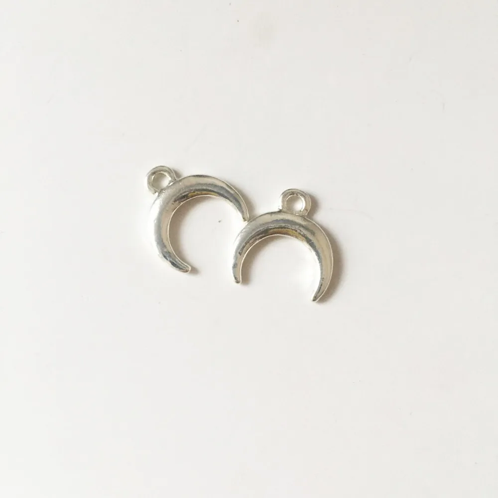 Eruifa Hot Wholesale OX Horn Moon 20 шт./пакет цинковый сплав DIY Ожерелье Подвеска ювелирные