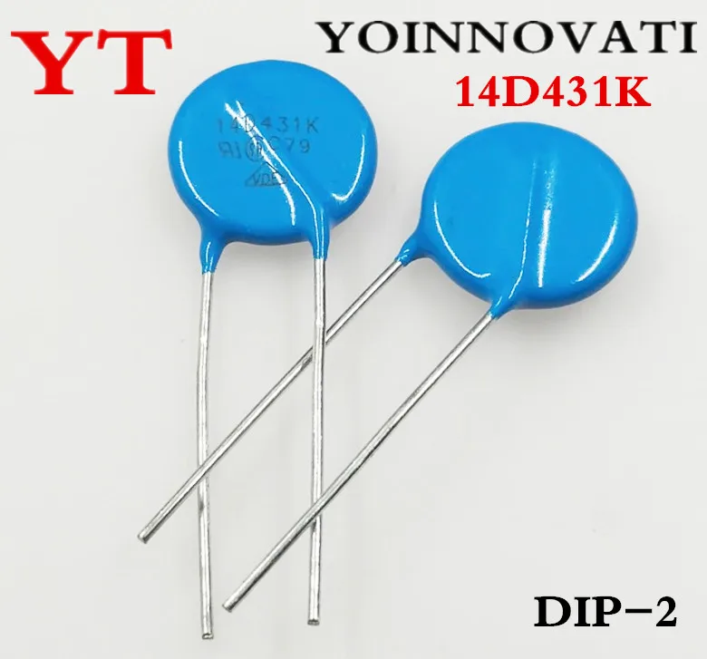 Free Shipping 50 PCS 14D431K 14D431 14D 431k 431K Varistors resistor
