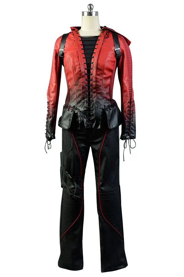 Костюм для костюмированной вечеринки из фильма Зеленая Стрела Speedy Thea Queen 4 сезона