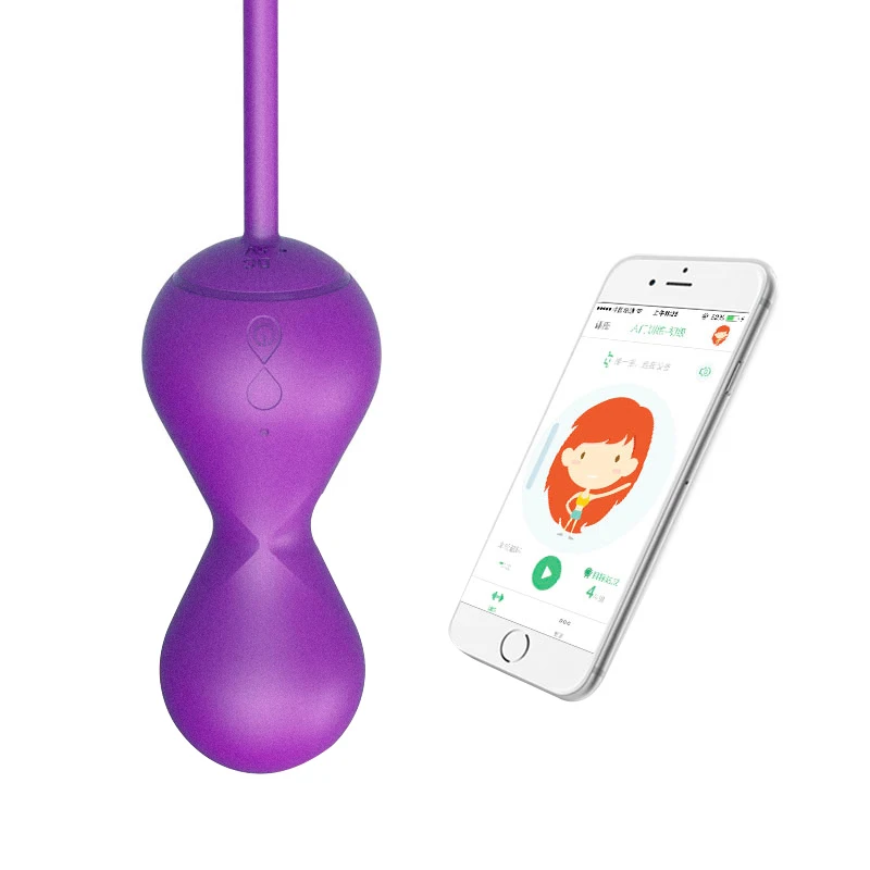 Ben Wa ball Kegel ball APP control Vibrator massage Vaginal tight training exercise Smart phone Kegel ball Sex Toys for Woman