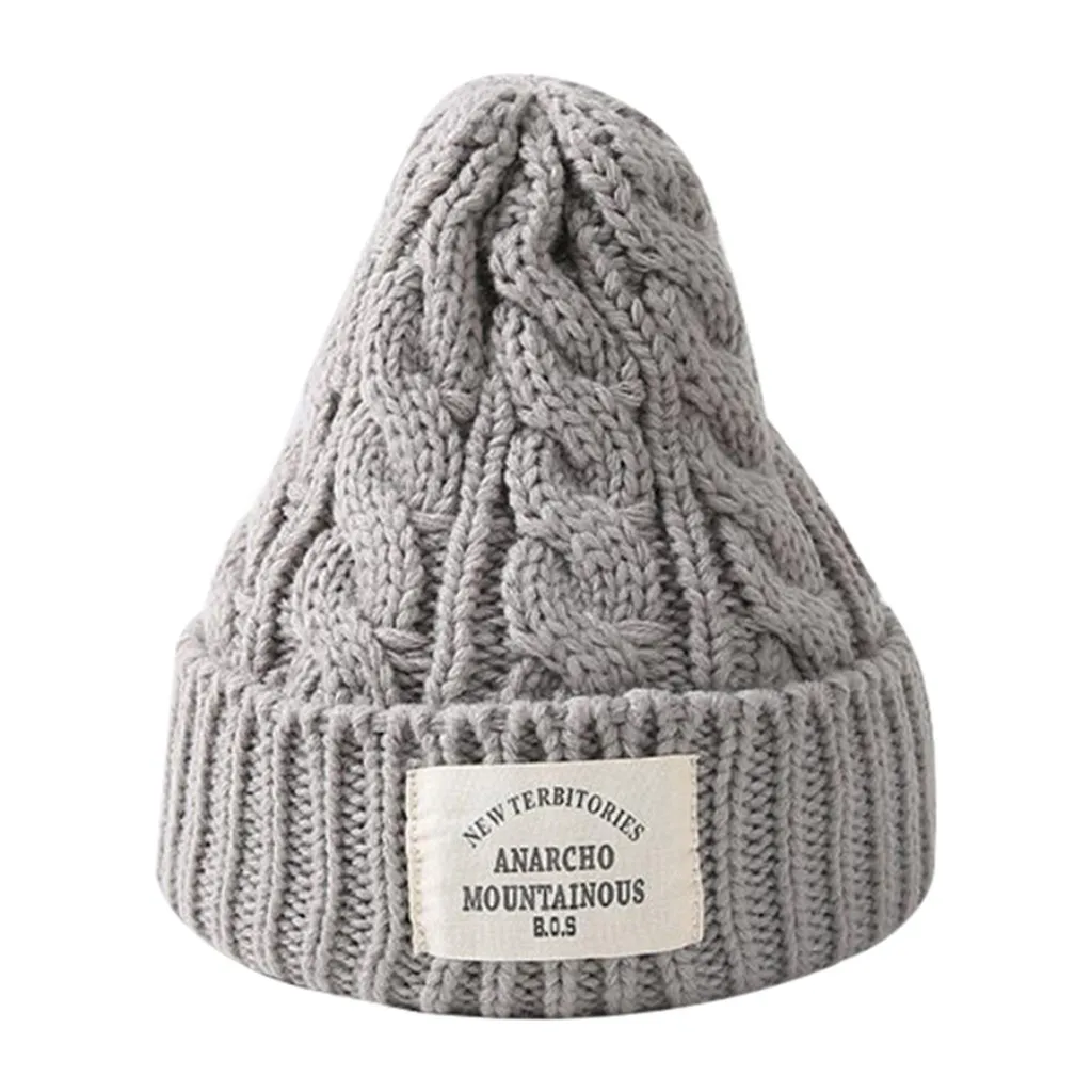 

Men Women Autumn And Winter Dome Warm Knit Hat Outdoor Crochet Knit Caps winter hats for women hat girl