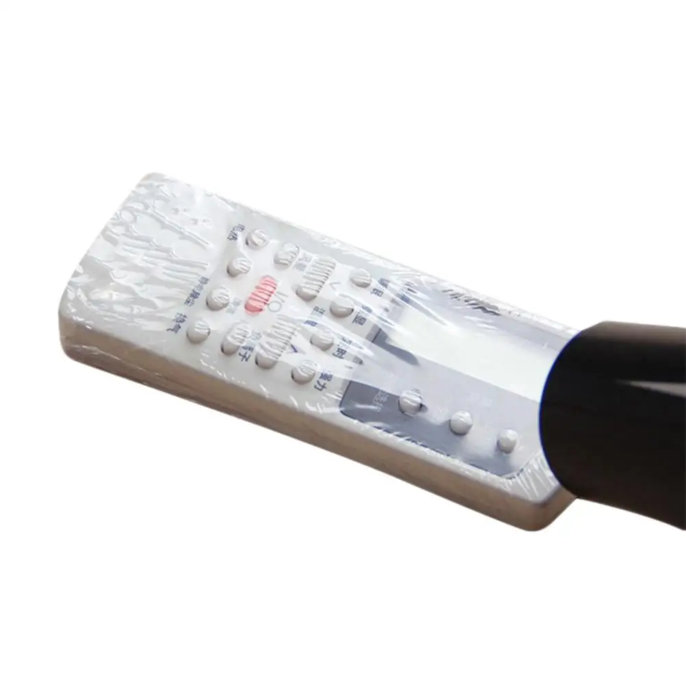 

5pcs TV Air Conditioner Remote Control Cover Dustproof Heat Shrinkable Remote Protective Thermoplastic Film Remote Control Case