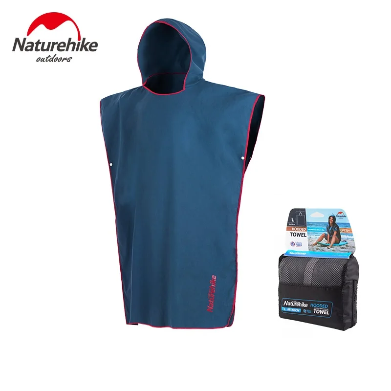 Billig Naturehike Schnell trocknende bademantel strand am meer erwachsene mantel männer   frauen schwimmen bad handtuch Mantel NH18Y050 J