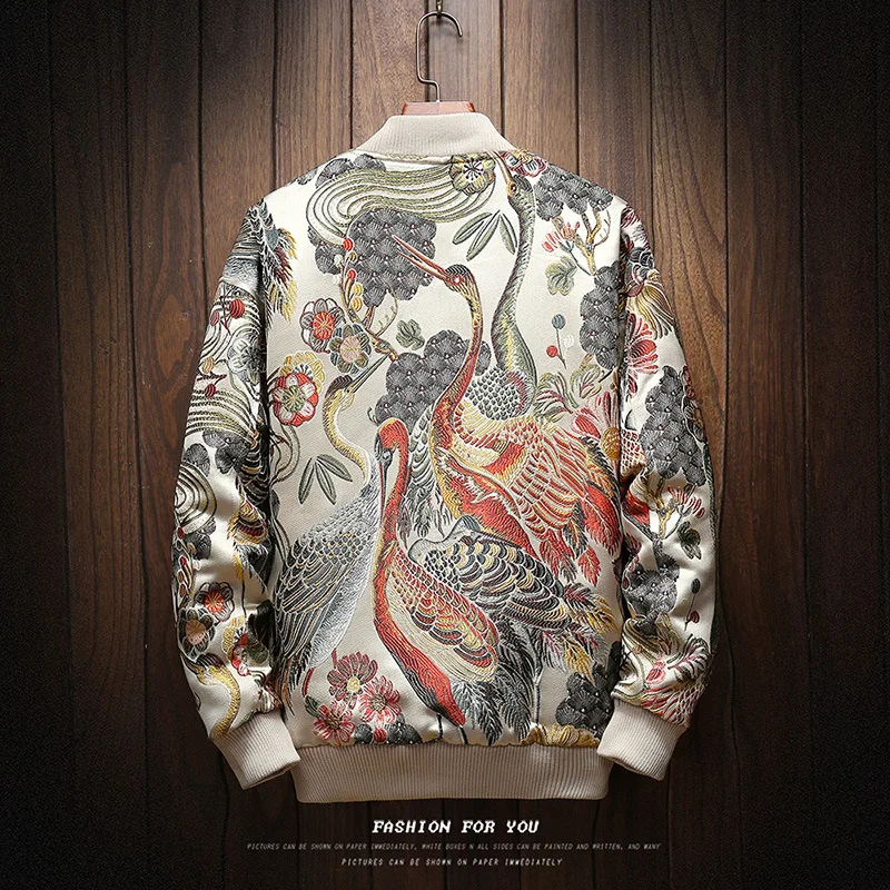 Billig 2019 neue Casual Baseball Frühjahr Herbst Jacke Männer Street HIP HOP Chinesischen Design Stickerei Kleidung