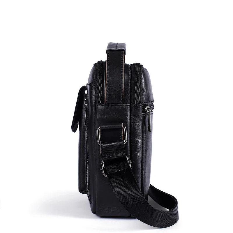 WESTAL حقيبة ساعي بريد للرجال جلد طبيعي حقيبة كتف الذكور عارضة النفط جلدية صغيرة رفرف رجل Crossbody أكياس للرجال حقائب