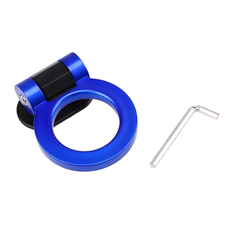 POSSBAY اكسسوارات السيارات الجبهة الخلفية السحب هوك الأحمر/الأزرق/الأسود/الفضة/الذهب/الأرجواني سيارة السيارات مقطورة حلقة سحب القضبان أدوات دي...