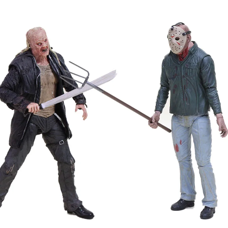

NECA Friday The 13th Jason Voorhees 3D Action Figure Toy Model anime Freddy Vs Jason doll
