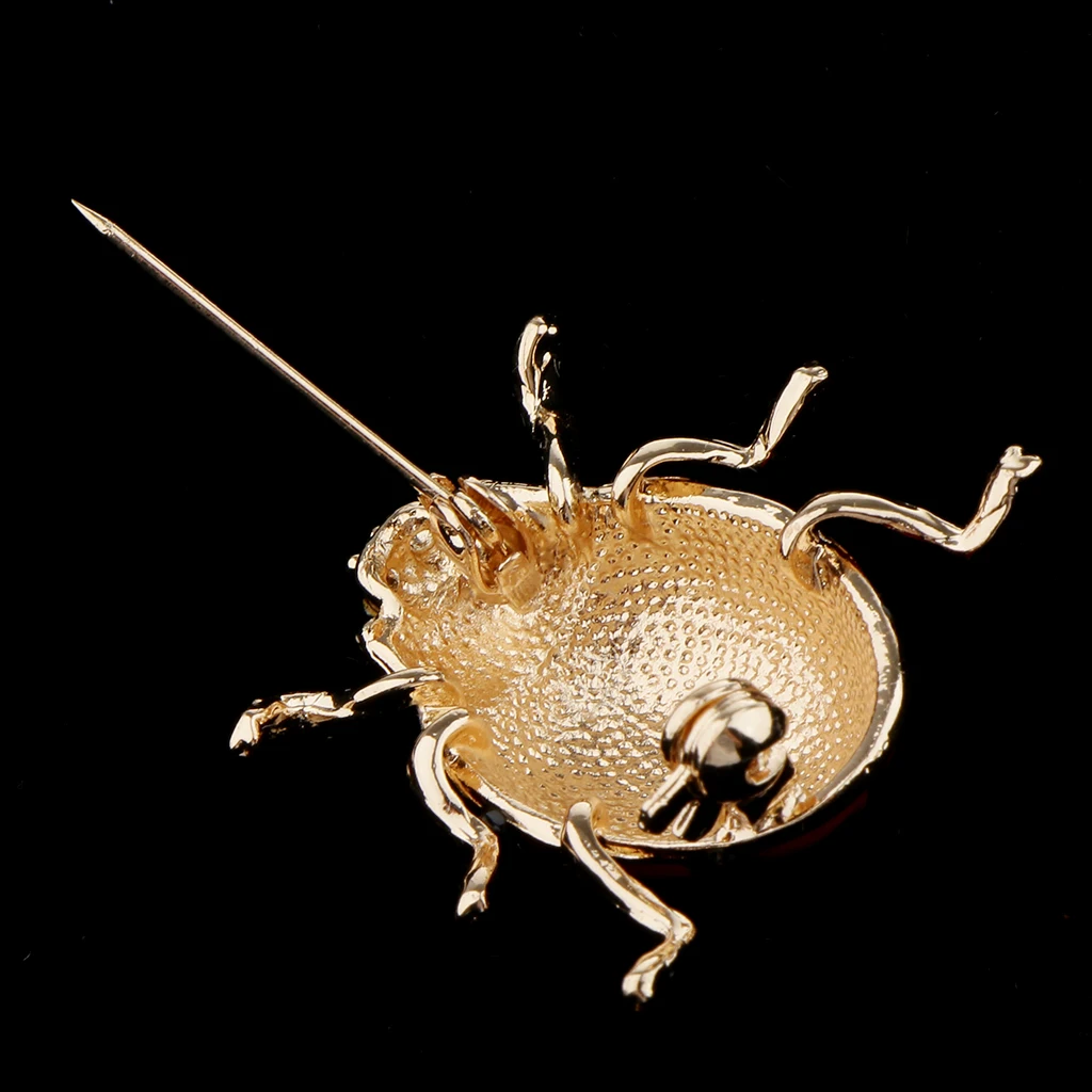 2pcs Enamel Ladybird Bug Insect Brooch Pin Womens Mens Costume Jewellery Lovely Accessories