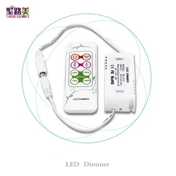 

BC-312-4A DC12V-24V DIY modes LED PWM Dimmer 4A Brightness adjustment Led Dimmer RF Remote For SMD 5050 LED Strip Lamp Light