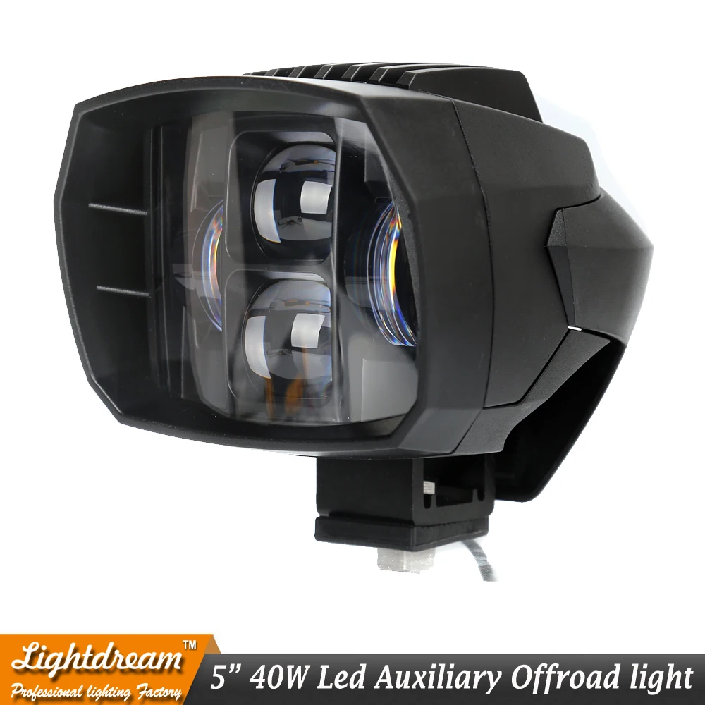  40W led headlight 5inch New Led Driving Light 2016 newest led fog light used for car truck suv atv  - 32772401906