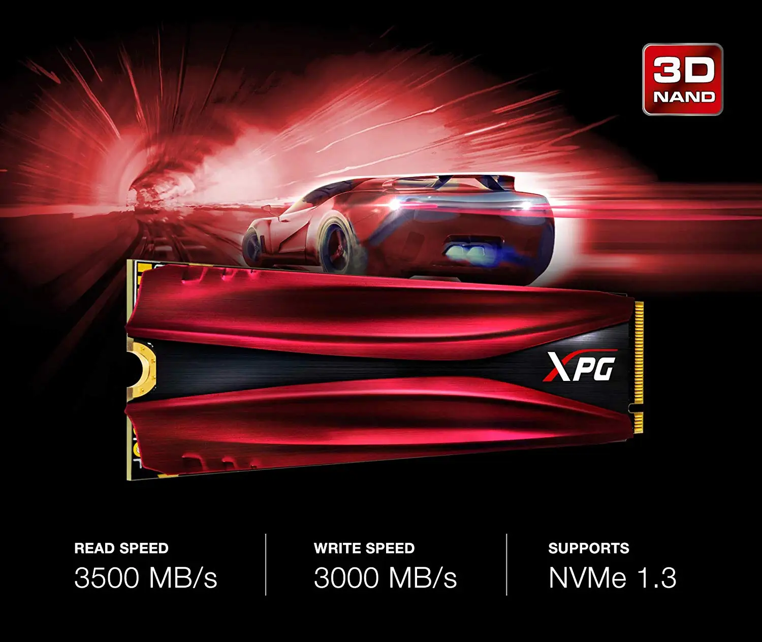  ADATA XPG S11 Pro M.2 2280 Solid State Drive GAMMIX PCIe Gen 3x4 for Laptop Desktop Internal Hard D