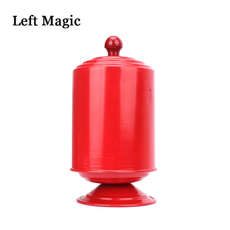 

Vertical Fire Dove Pan Double Load Magic Tricks Red Double Layer Stage Magic Appearing Tricks Illusion Accessories