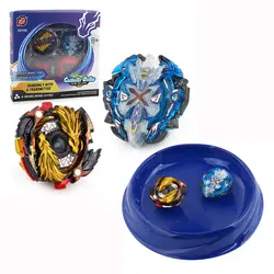 2 в 1 Beyblade Burst с пластиной боевой диск Bablade Bey Blade с пусковой установкой в коробке гироскоп спиннинг Топ игры игрушки для детей