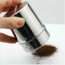 Шейкер мусс из нержавеющей стали шоколадный порошок может огнетушители cheece емкость для порошка банка для перца какао порошок