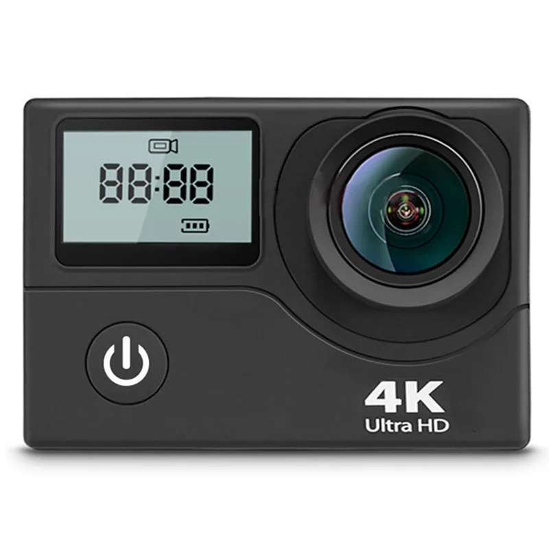 AUSEK двойным экраном slim Спортивная камера 4k WI FI 2 4 г дистанционным