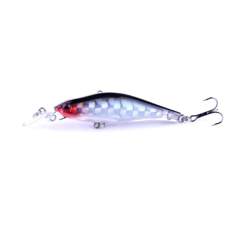 

1PCS 8cm 6.3g Laser Sinking Minnow Fishing Lure Isca Artificial Hard Bait Fishing Wobblers Pike Bass Crankbait Fishing Tackle