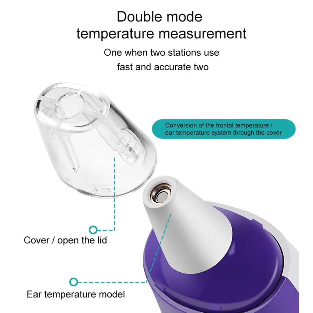 Термометр младенца лоб и ушки термометр для лихорадка ИК ЖК-дисплей подсветкой лазерный двойной режим лба и уха Температура пистолет