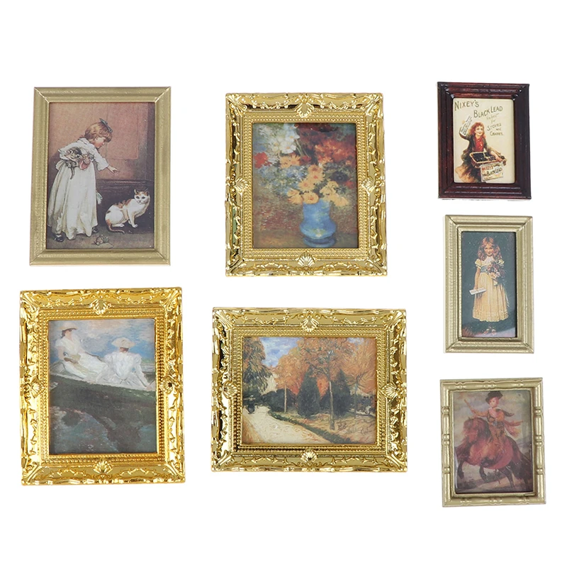 miniature paintings for dolls houses