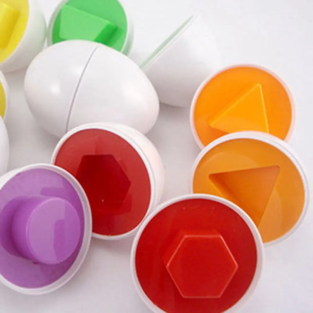 

1 pc Education Learning toys Mixed Shape Wise Pretend Puzzle Smart Eggs Baby Kid Egg Learning Puzzles for Children