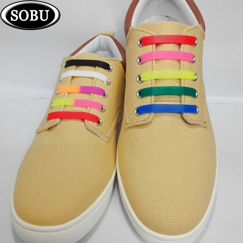 11 цветов модные шнурки без галстука фиксирующий башмак шнурки эластичные шнурки G010