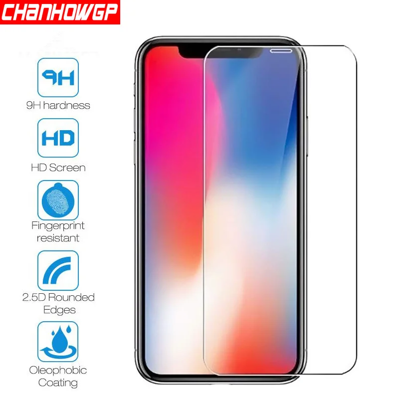 11 шт./лот, закаленное стекло для iphone X XS MAX 6, 6s, 7, 8 Plus, 5, 5S, SE, 5C, 4S, 4, Защитная пленка для экрана, стекло для iphone 7, iphone 8, чехол