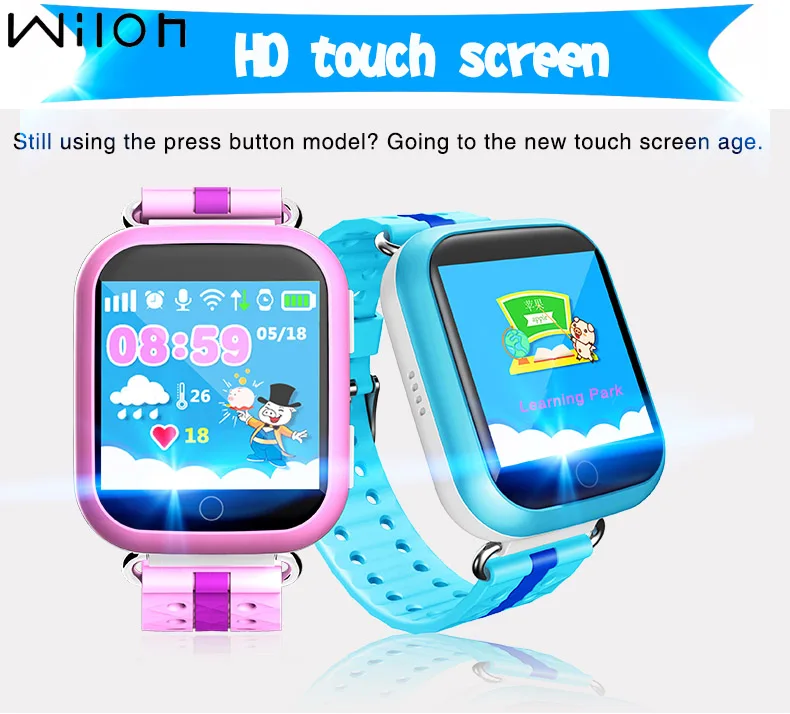 

DHL 2018 hot Kids Safe GPS tracking Watches touch screen 1.54" Smart Wristwatch Q750 SOS Call Finder Locator Tracker Anti Lost
